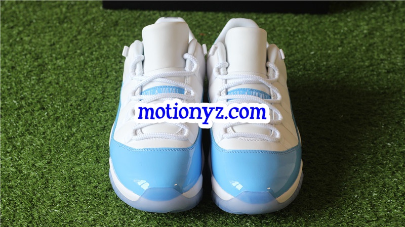 Authentic Air Jordan 11 Low Columbia Blue